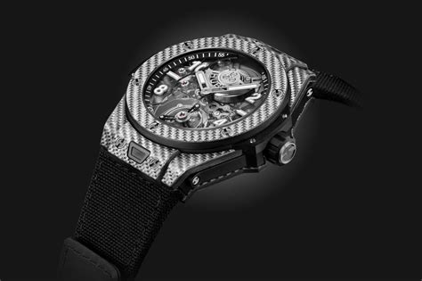 carbon fiber hublot hand|Hublot 45mm automatic tourbillon.